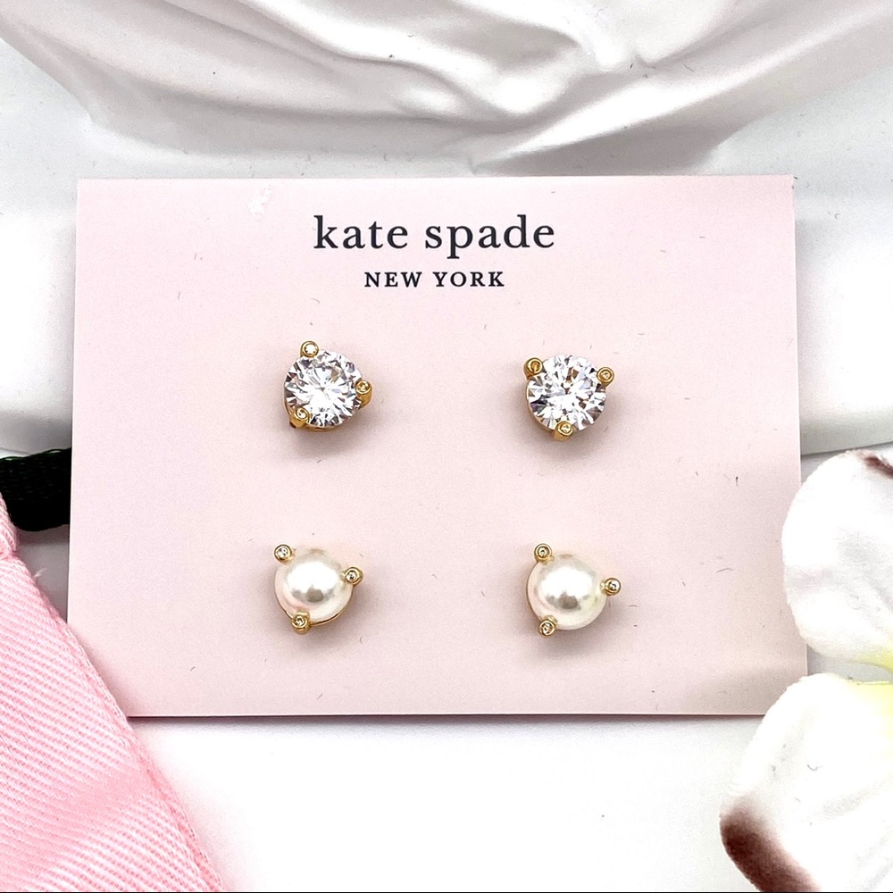 🎇HP🎇NWT Kate Spade Rise & Shine Earnings, Set of 2 - Picture 8 of 16